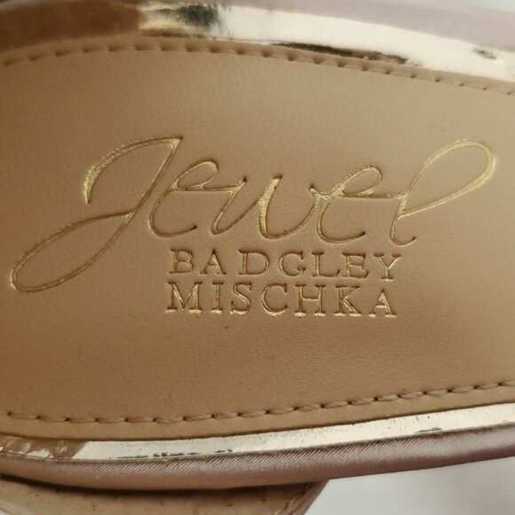 Jewel Badgley Mischka Gweny Heels Stilettos Strappy Sandals Womens Womans 8.5 - Picture 12 of 14